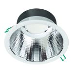 Philips Downlight LED Coreline DN142B Aluminium Blanc 19.2W 2300lm 60D - 830 Blanc Chaud | Diamètre 200mm - IP20 - UGR<19