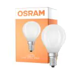 Osram LED Classic LED E14 Poire Filament Dépolie 2.2W 470lm - 827 Blanc Très Chaud | Équivalent 40W