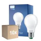 Lot 10x Philips MASTER LED Ampoule Ultra Efficient E27 Poire Dépolie 7.3W 1535lm - 830 Blanc Chaud | Équivalent 100W